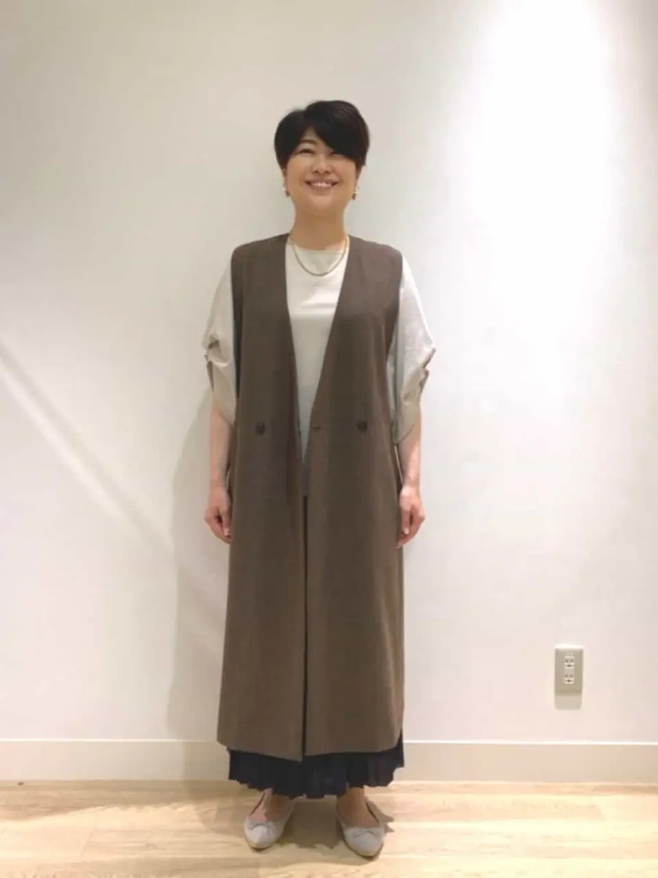 自由区 田中 コーディネート画像