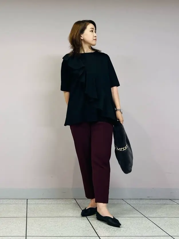 自由区 上島 コーディネート画像