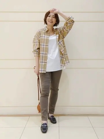 自由区 maruri コーディネート画像