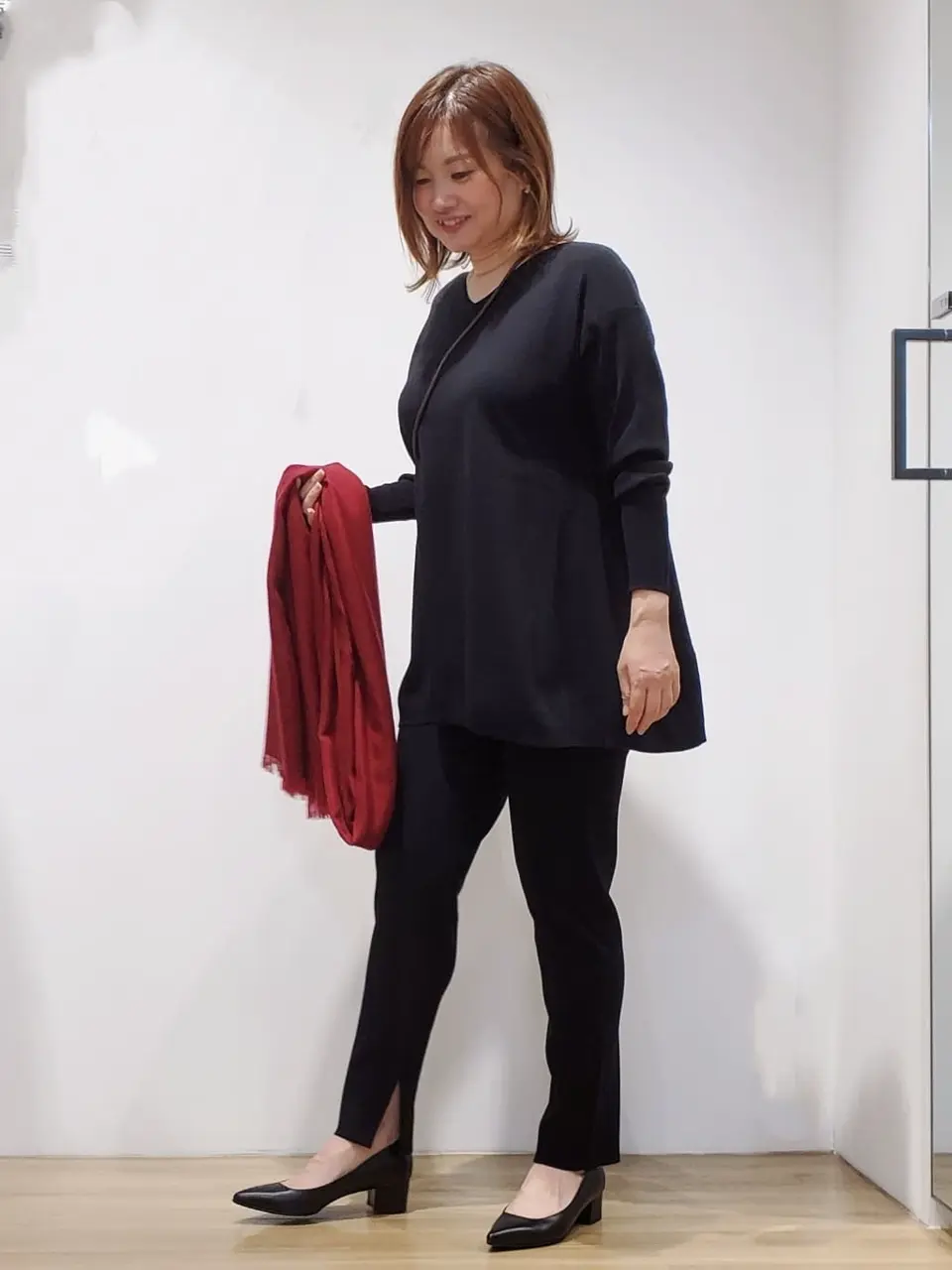 自由区 eri コーディネート画像