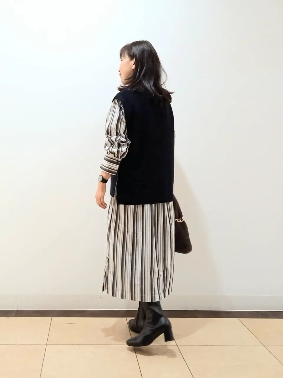 自由区 中川 コーディネート画像