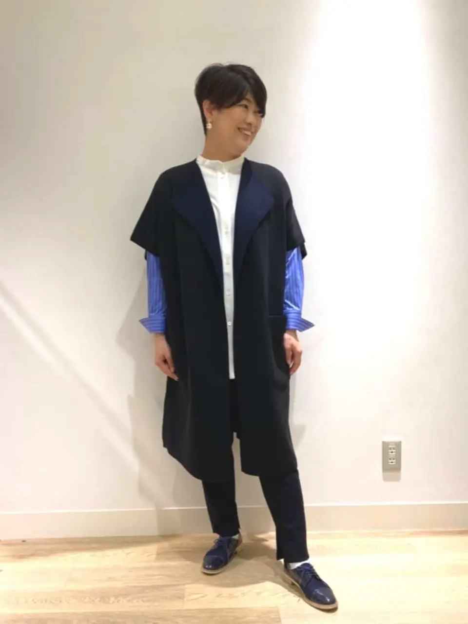 自由区 田中 コーディネート画像