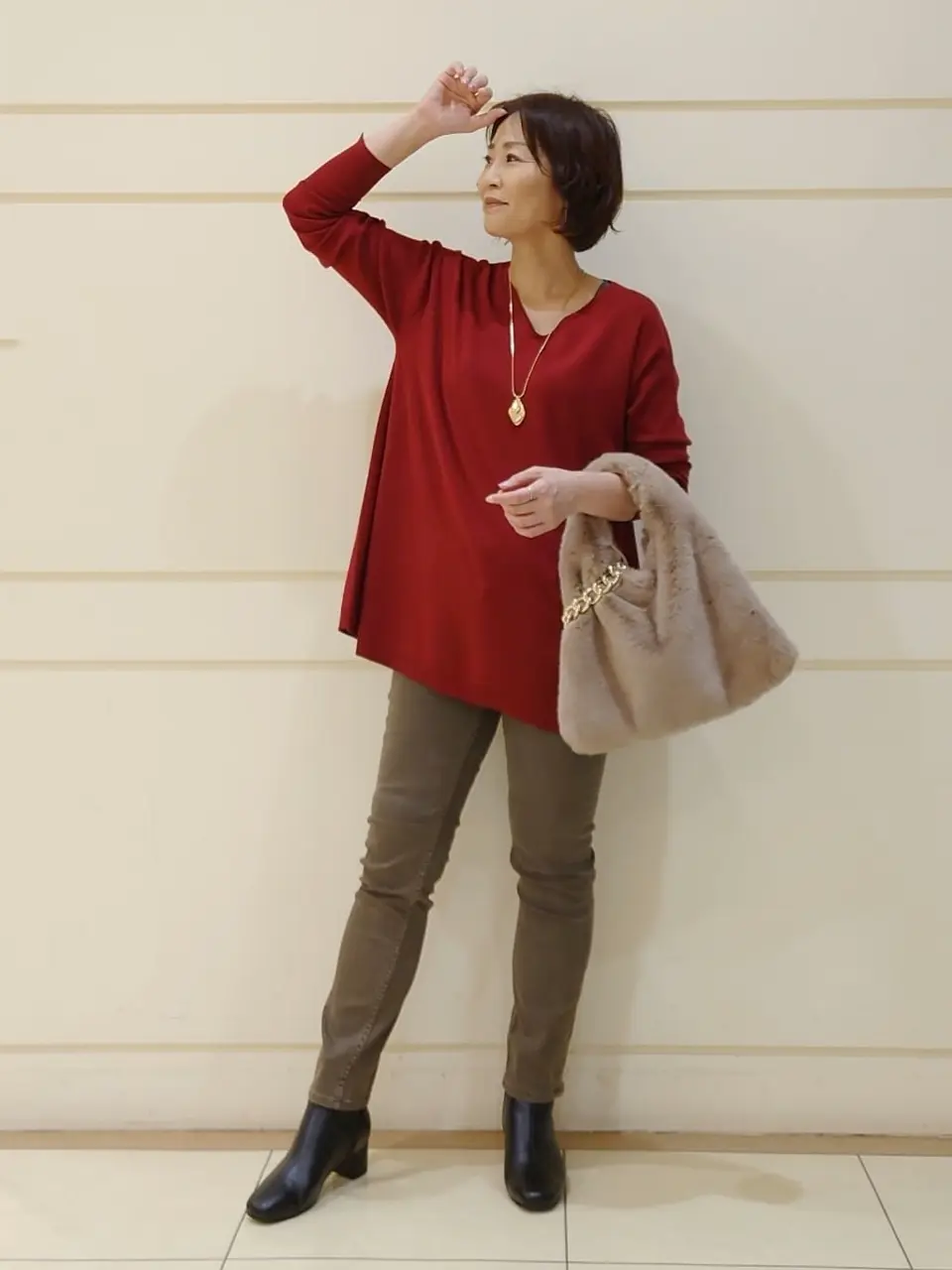 自由区 maruri コーディネート画像