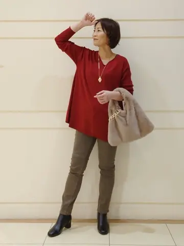 自由区 maruri コーディネート画像