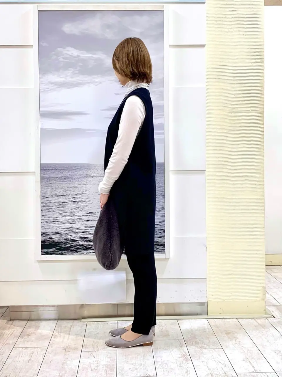 自由区 中鉢 コーディネート画像