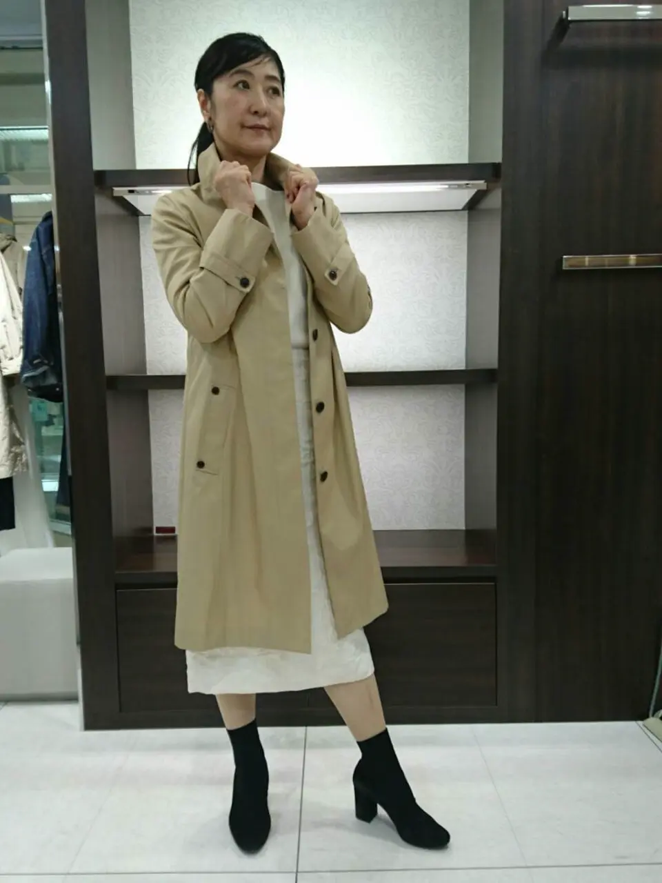 自由区 新保 コーディネート画像