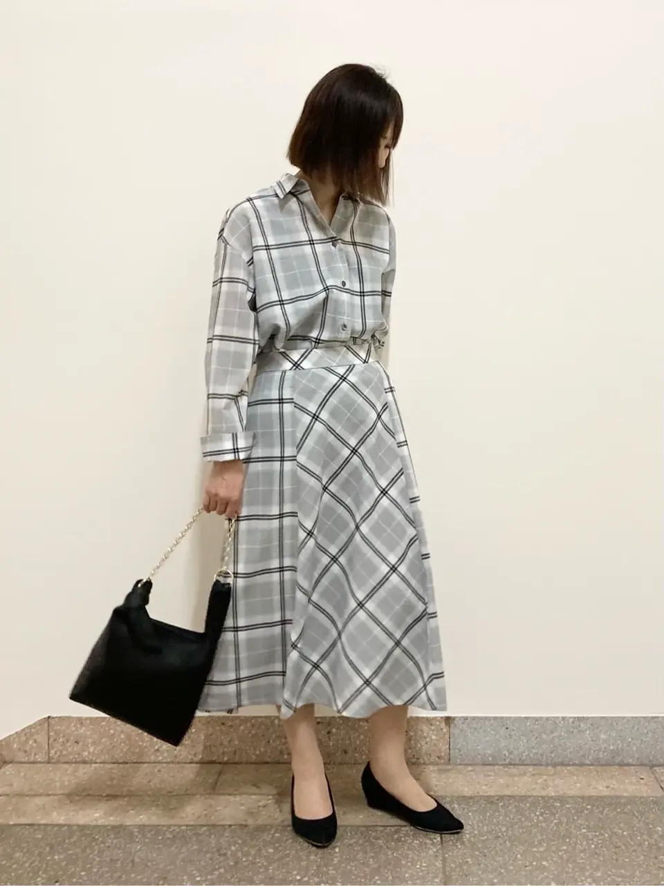 自由区 阿部 コーディネート画像