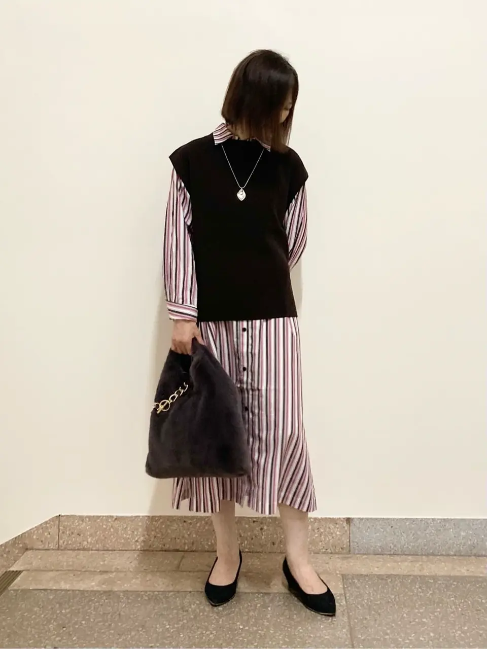 自由区 阿部 コーディネート画像