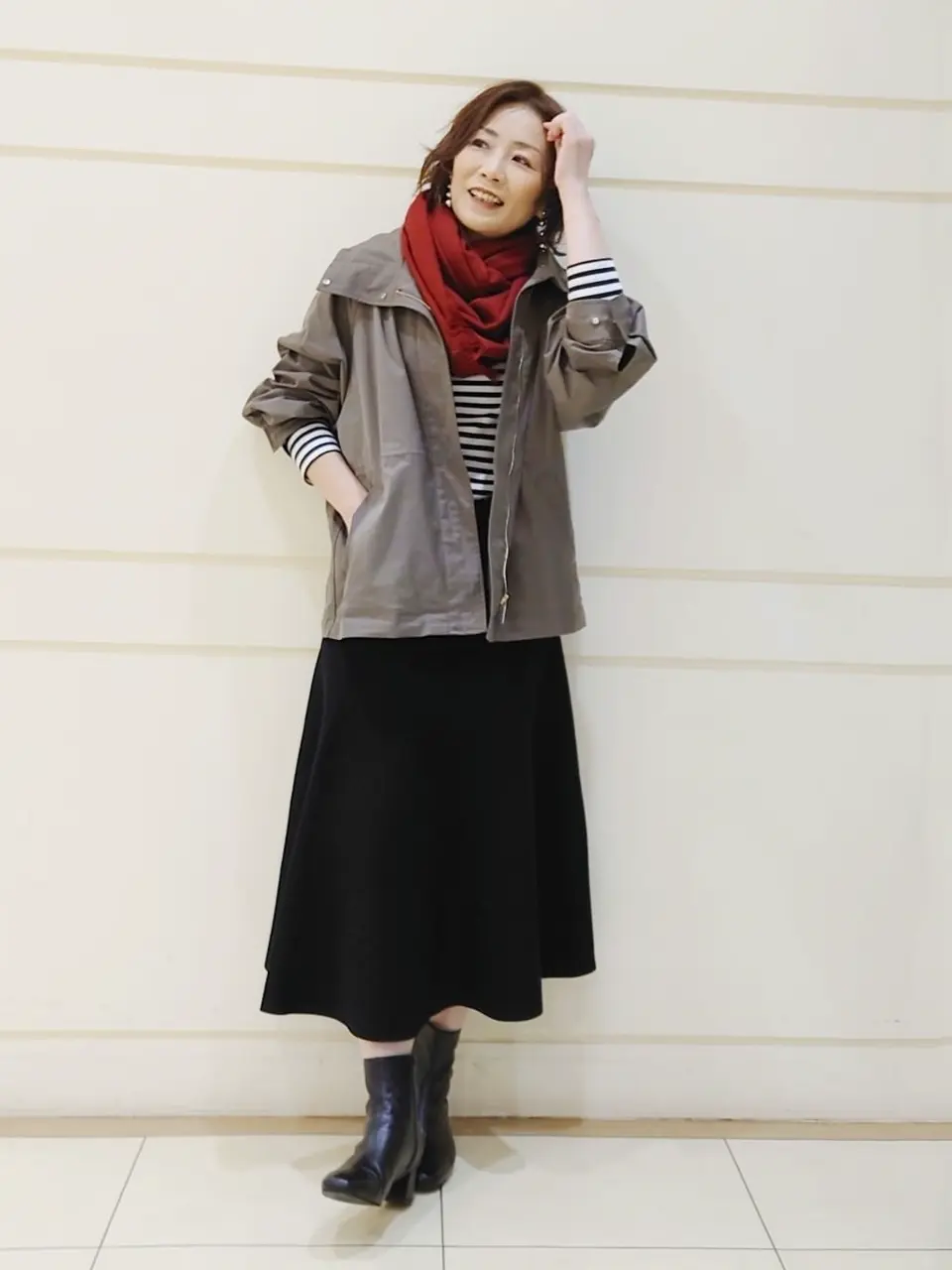 自由区 maruri コーディネート画像