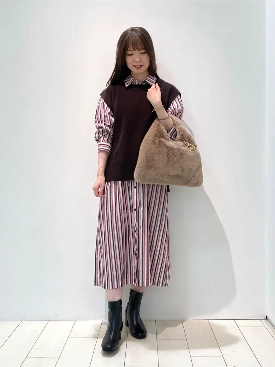 自由区 檀 コーディネート画像