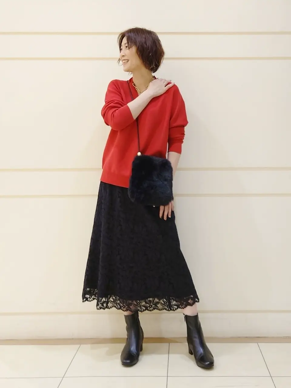 自由区 maruri コーディネート画像