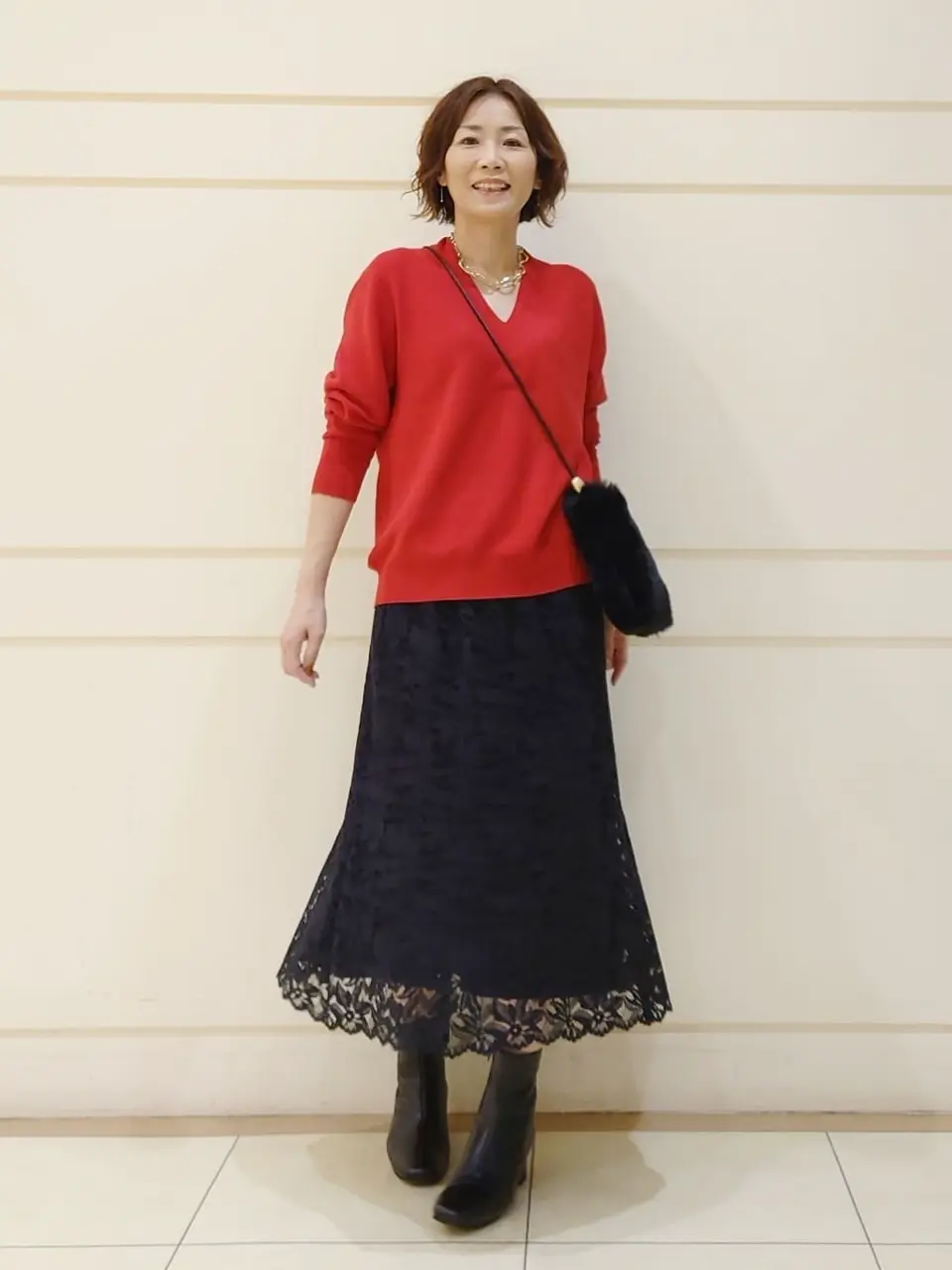 自由区 maruri コーディネート画像