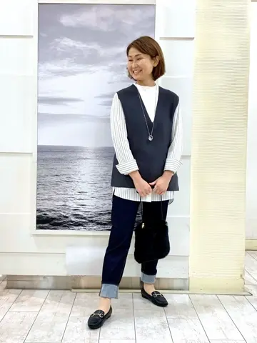 自由区 中鉢 コーディネート画像