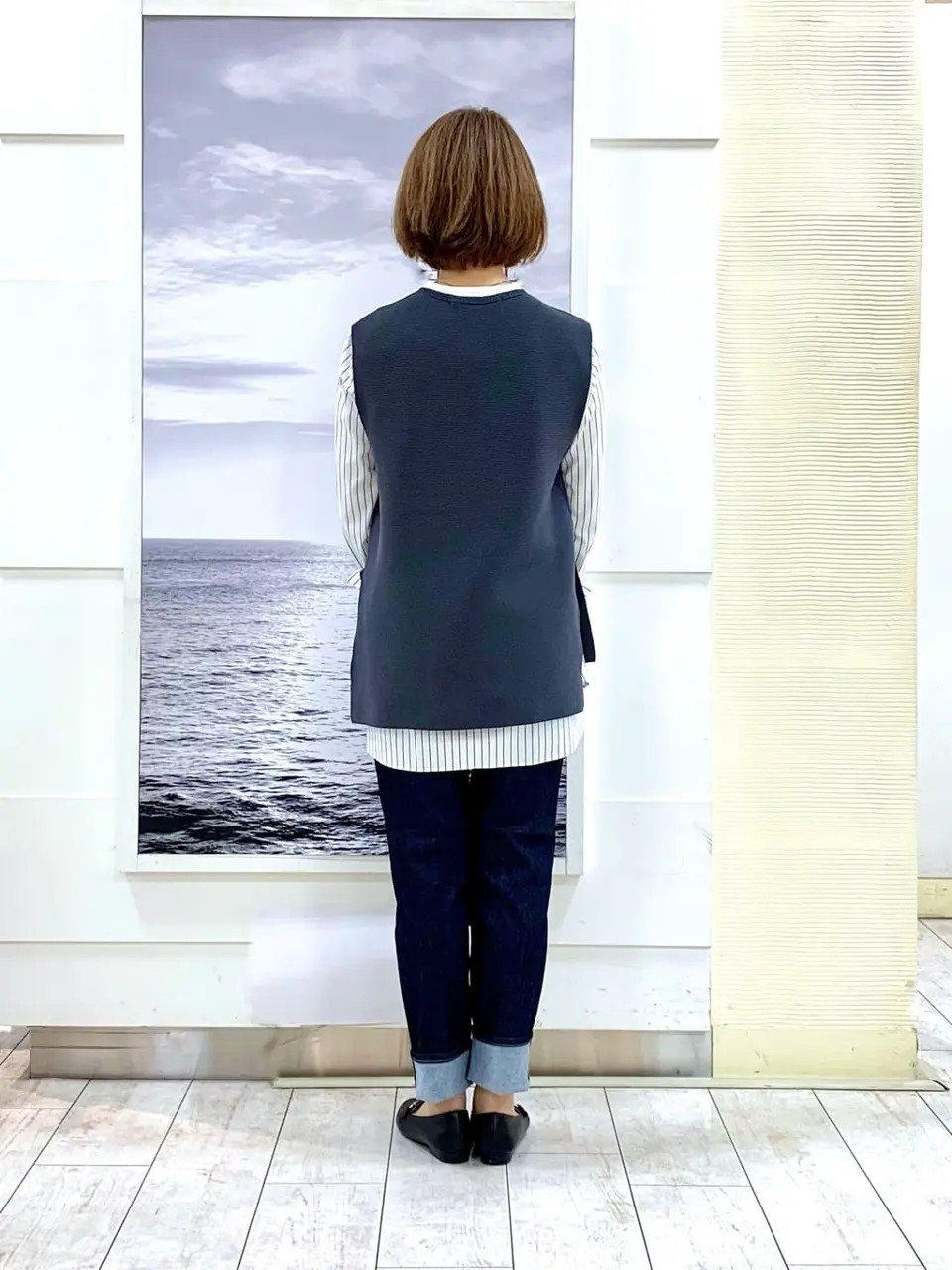 自由区 中鉢 コーディネート画像