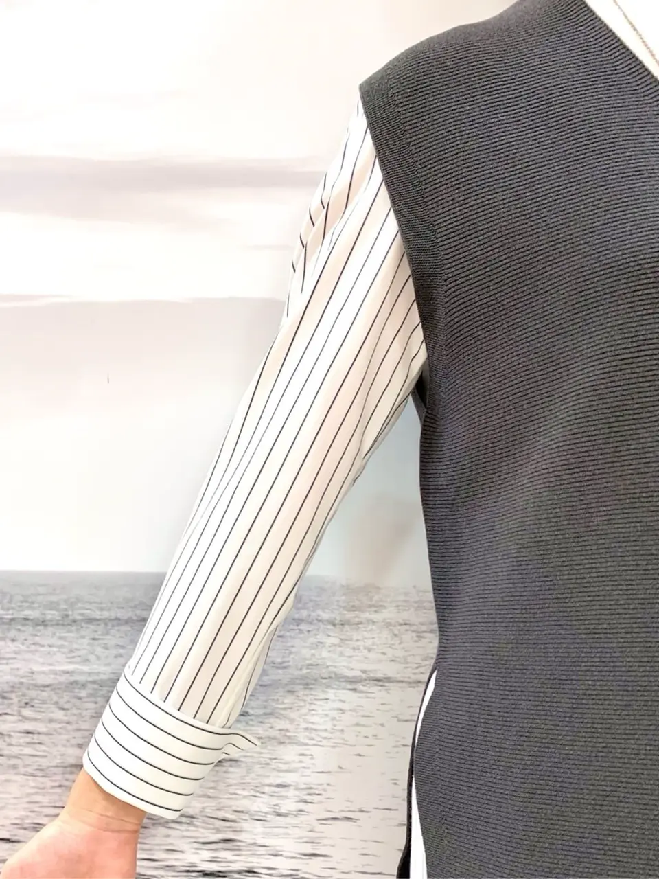 自由区 中鉢 コーディネート画像