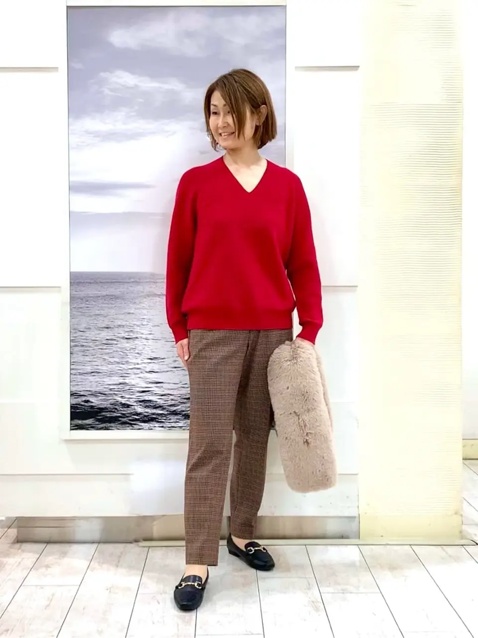 自由区 中鉢 コーディネート画像