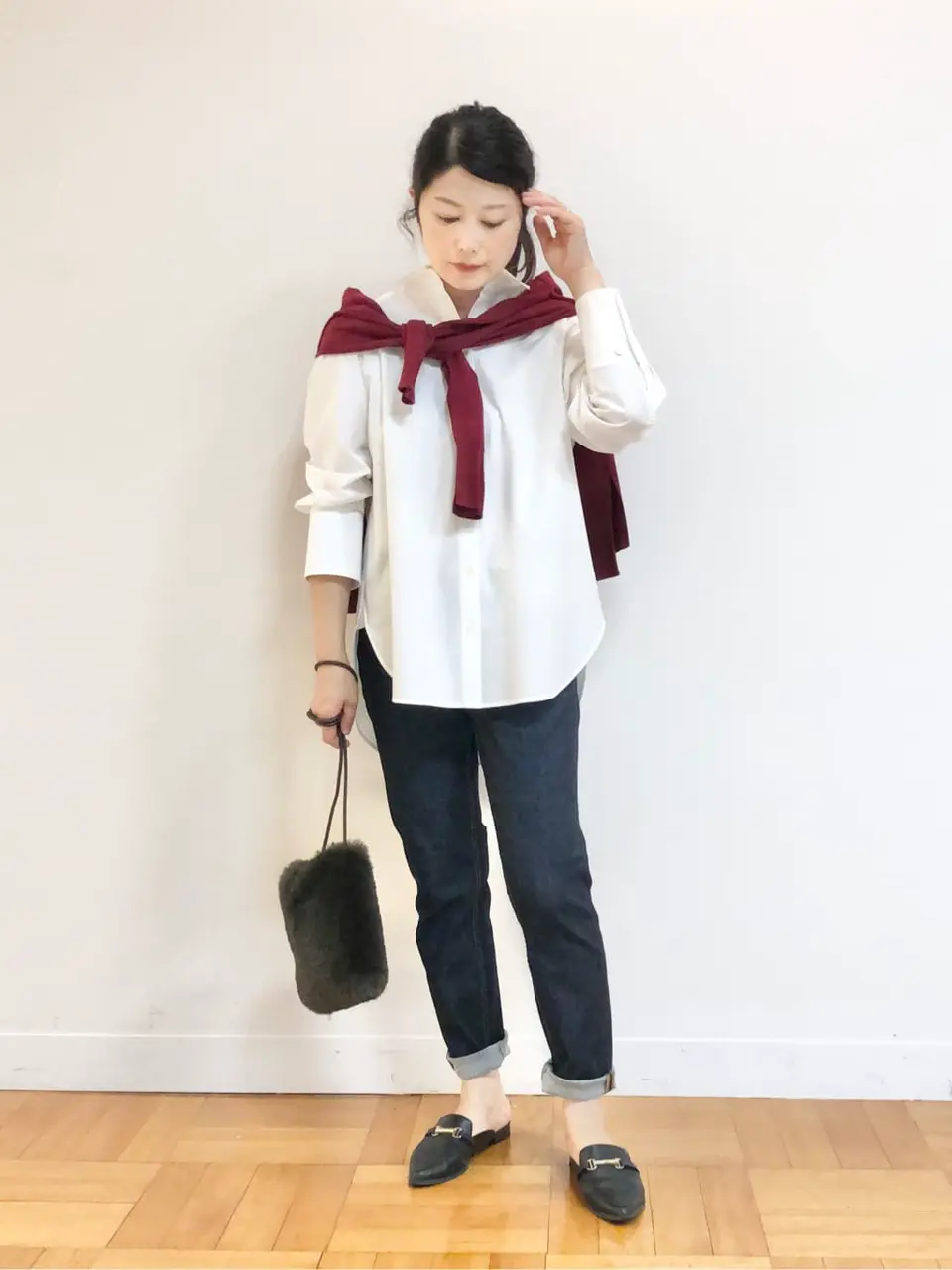 自由区 三木 コーディネート画像