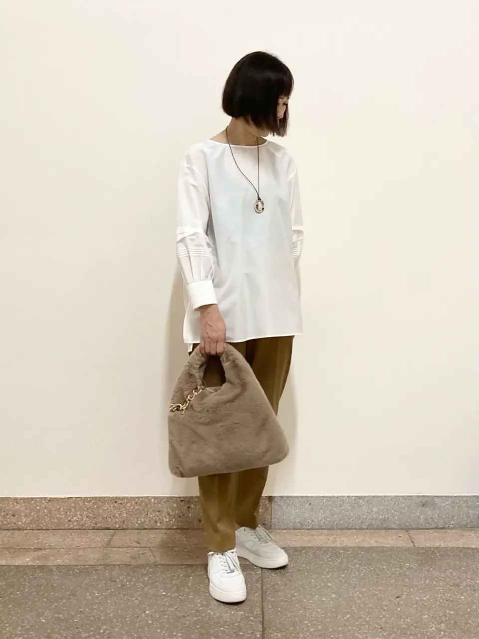 自由区 阿部 コーディネート画像