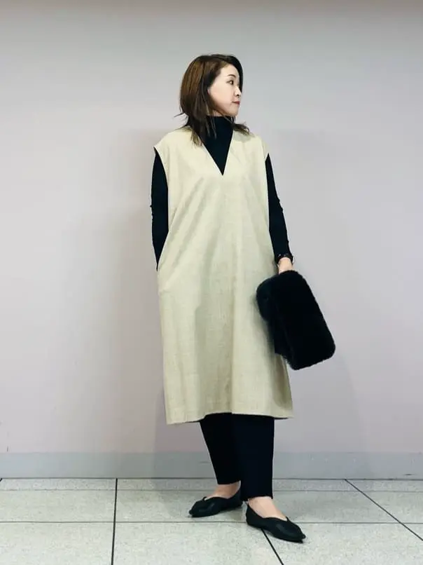 自由区 上島 コーディネート画像