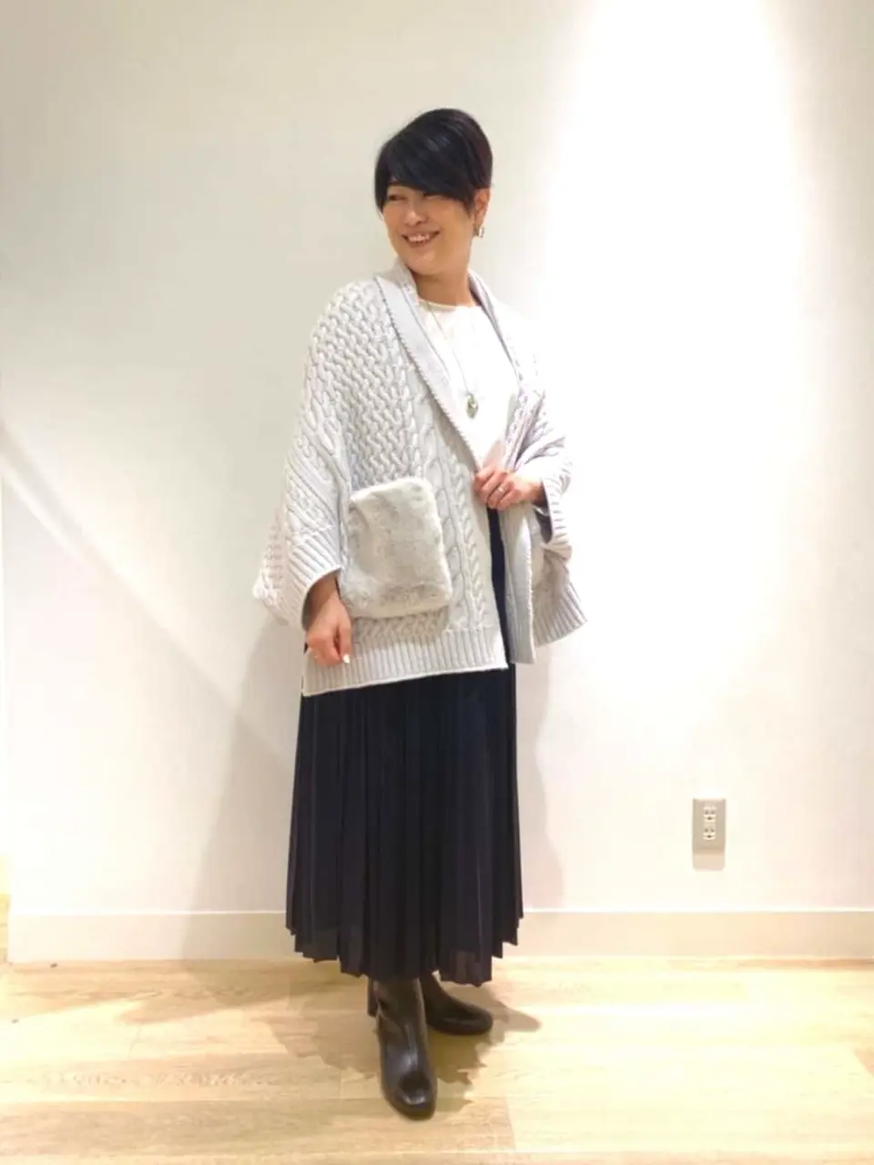 自由区 田中 コーディネート画像