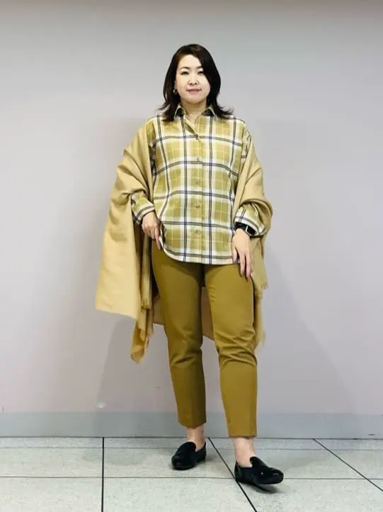 自由区 上島 コーディネート画像