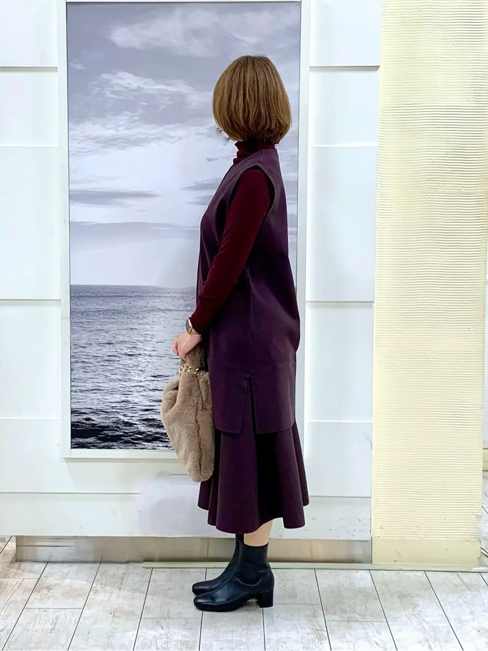 自由区 中鉢 コーディネート画像