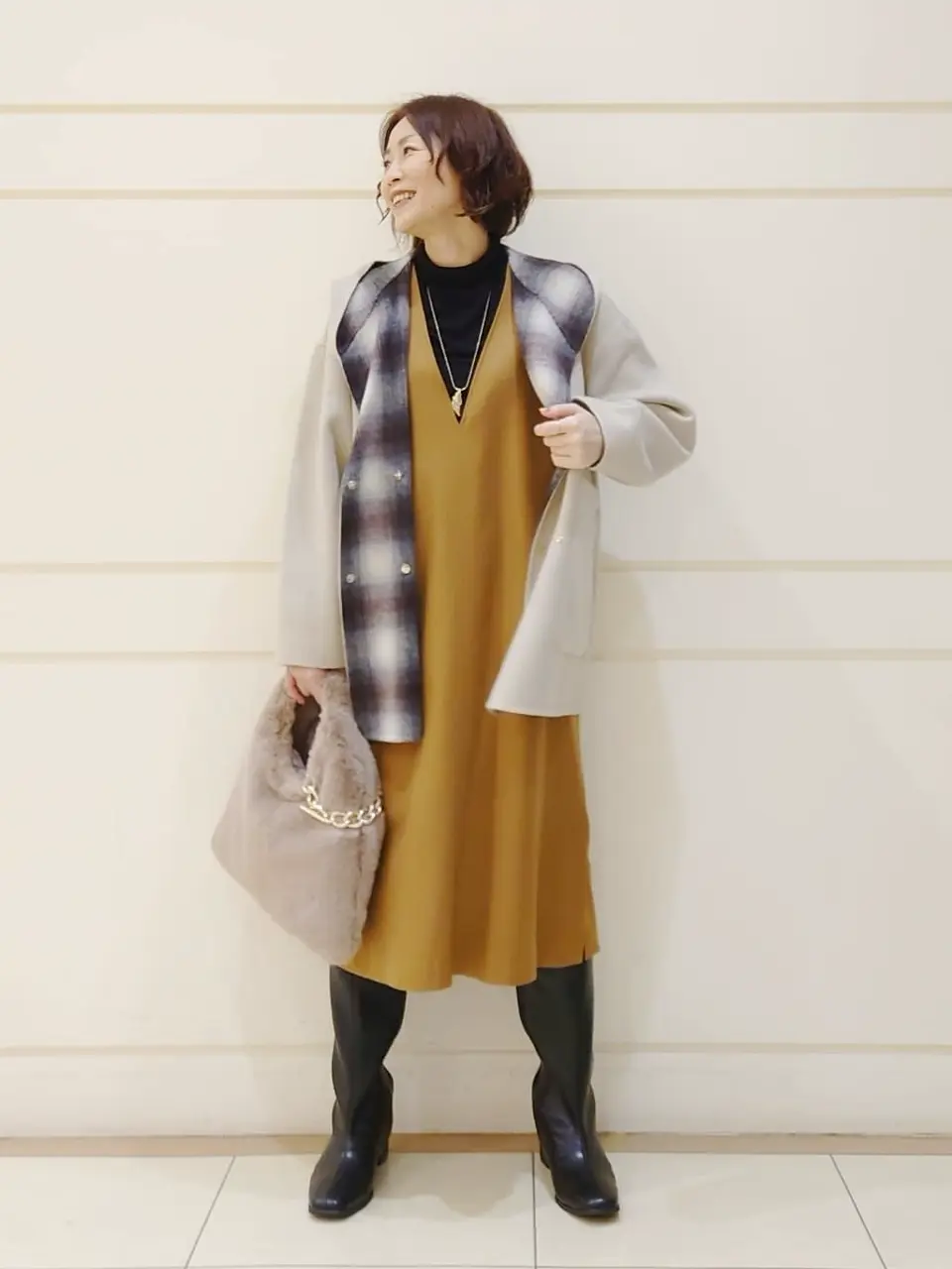 自由区 maruri コーディネート画像