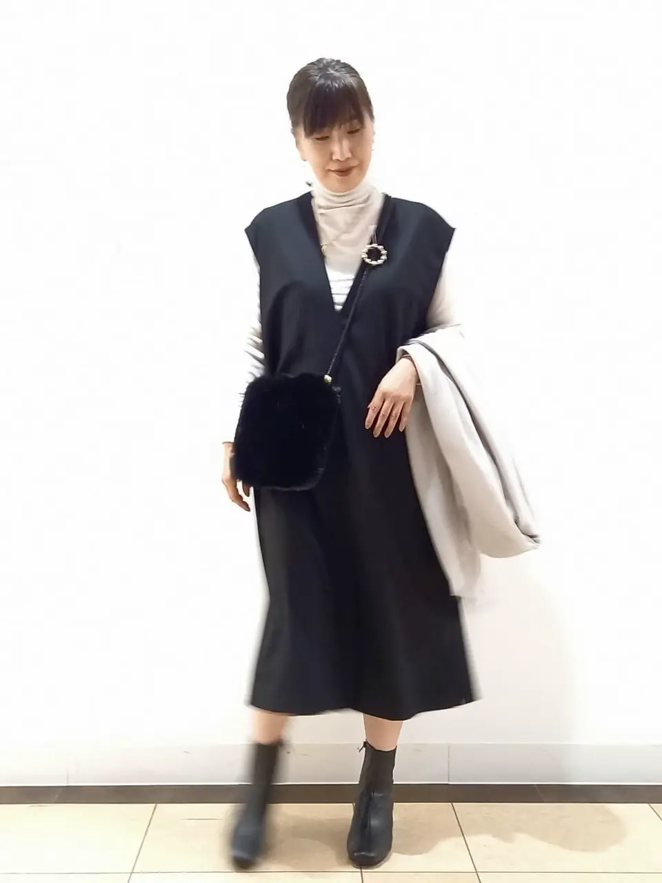 自由区 中川 コーディネート画像