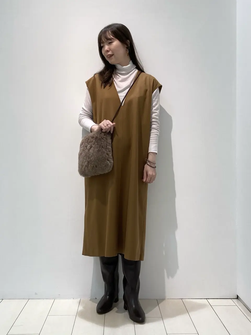 自由区 檀 コーディネート画像