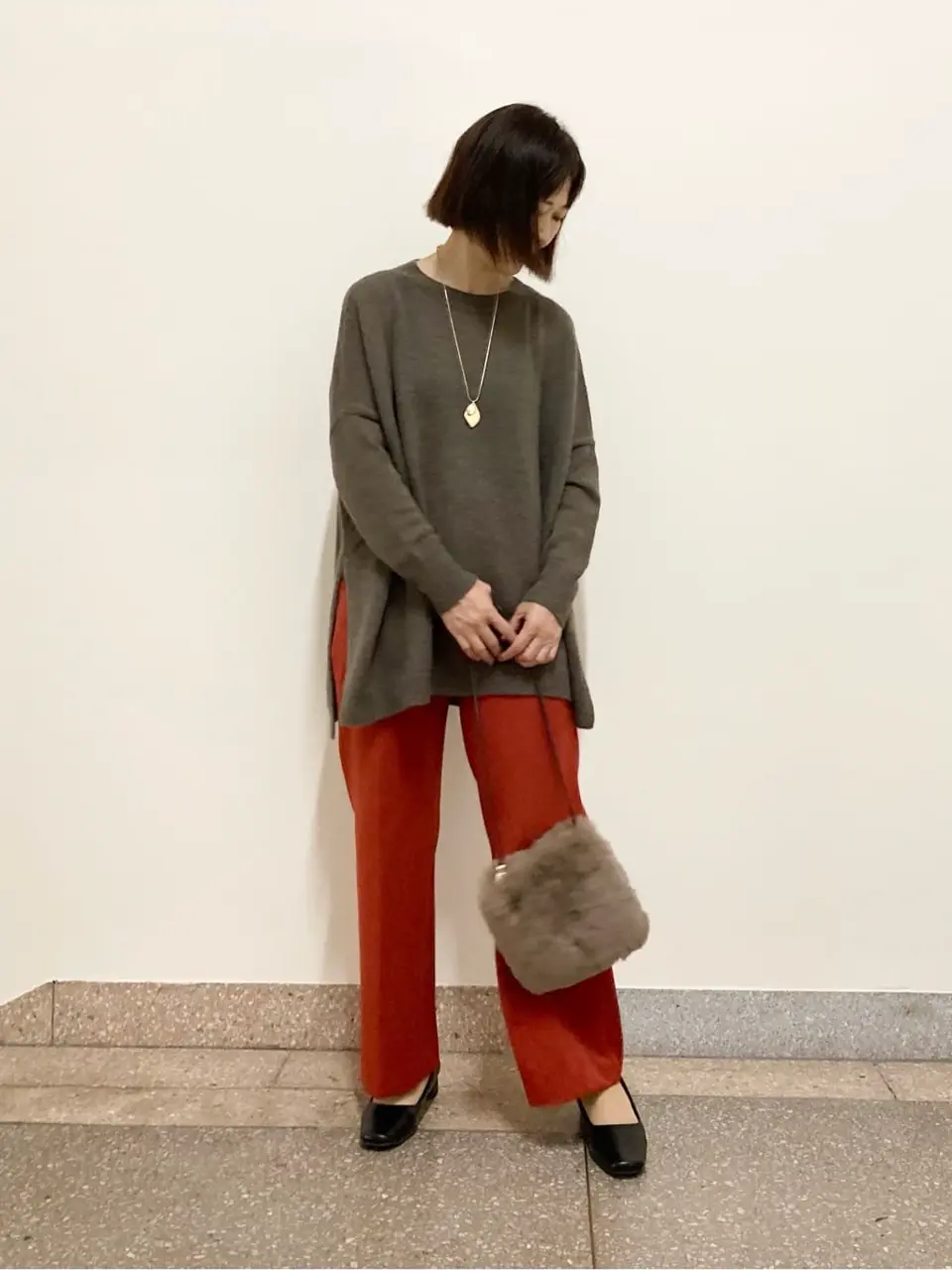 自由区 阿部 コーディネート画像