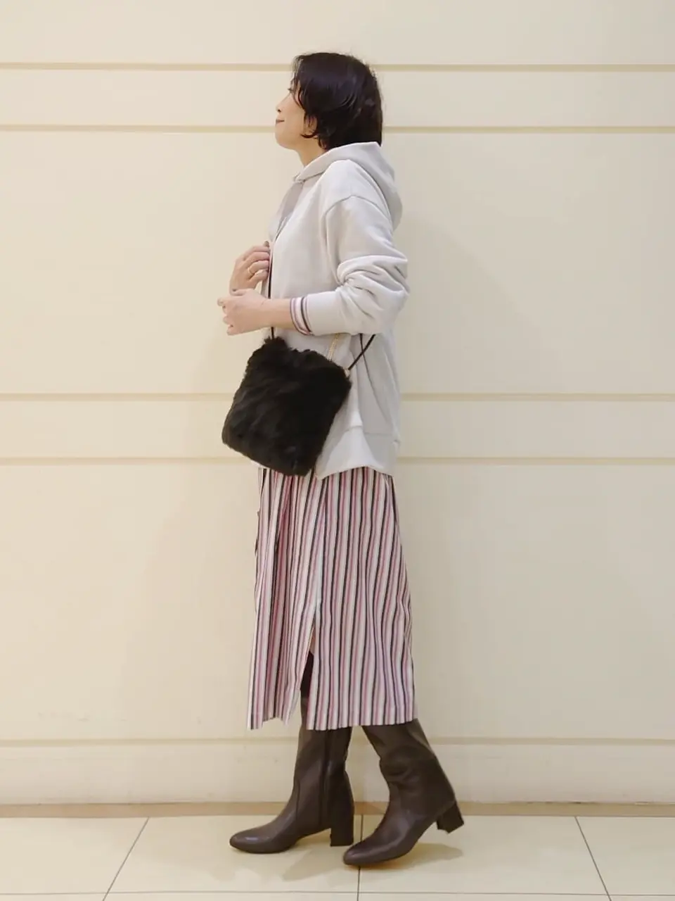 自由区 maruri コーディネート画像