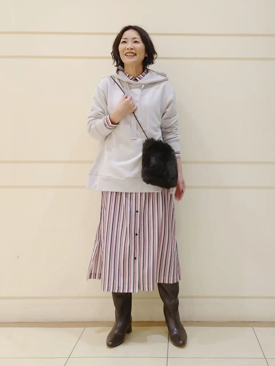 自由区 maruri コーディネート画像