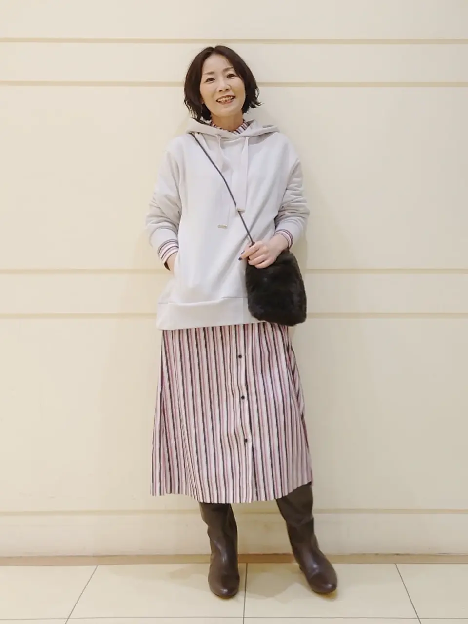 自由区 maruri コーディネート画像