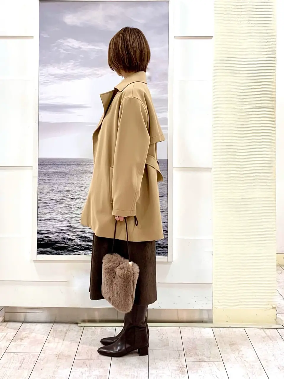 自由区 中鉢 コーディネート画像