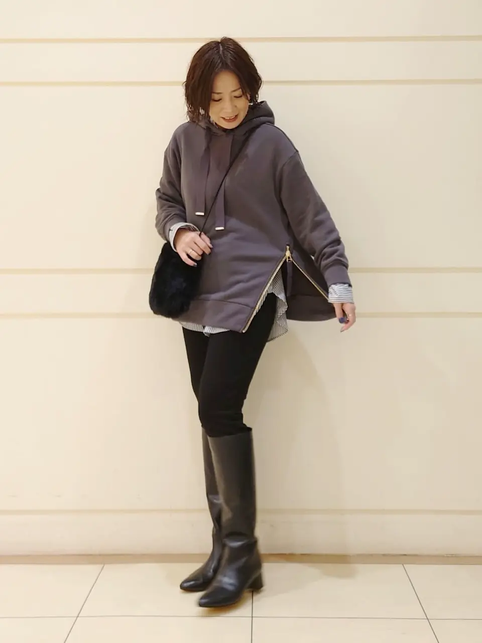 自由区 maruri コーディネート画像