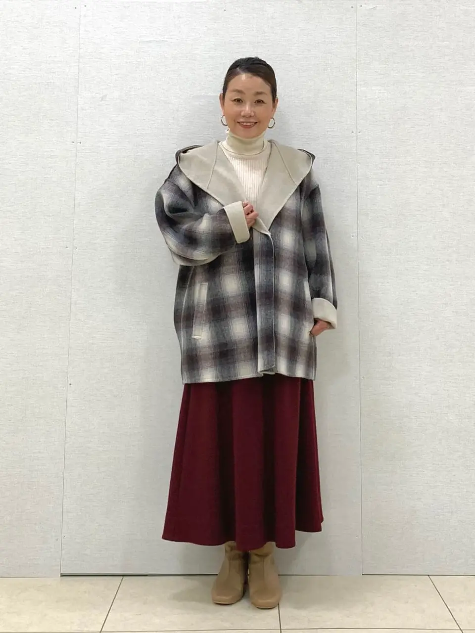 自由区 坂本 コーディネート画像