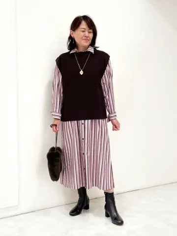 自由区 大野 コーディネート画像