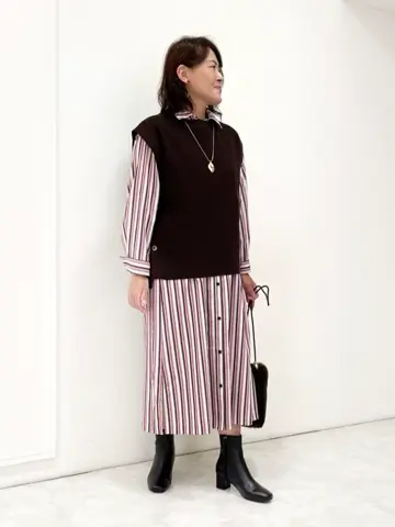 自由区 大野 コーディネート画像