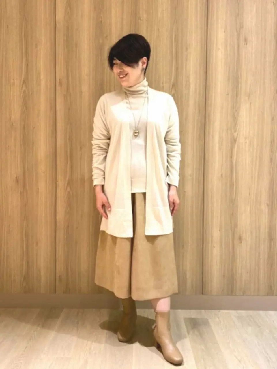 自由区 田中 コーディネート画像