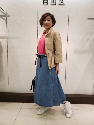 自由区 maruri コーディネート画像