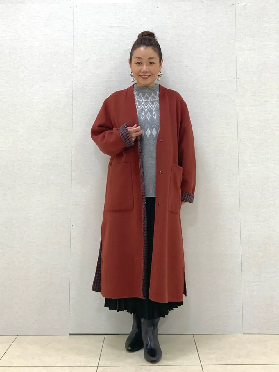 自由区 坂本 コーディネート画像