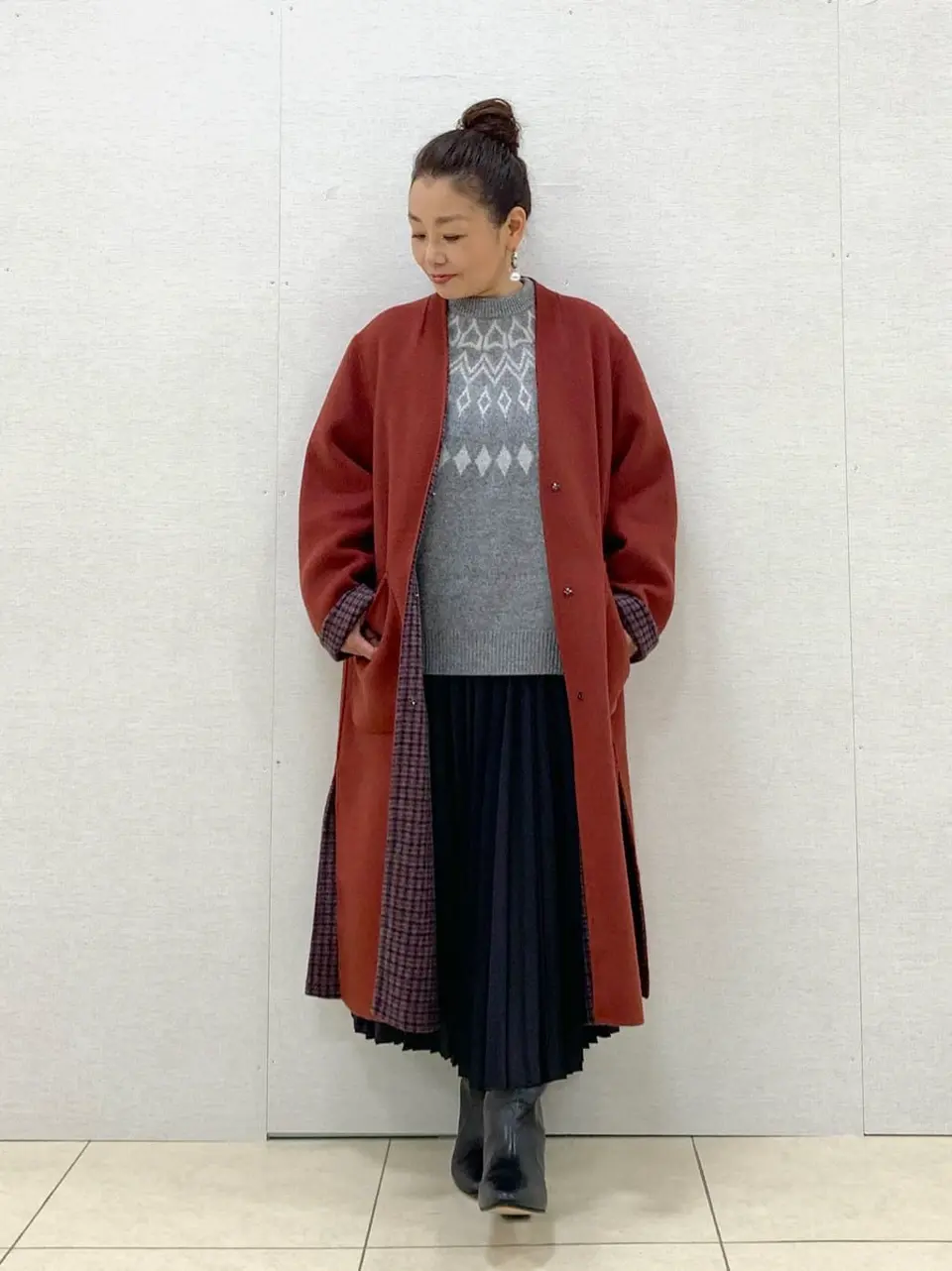 自由区 坂本 コーディネート画像