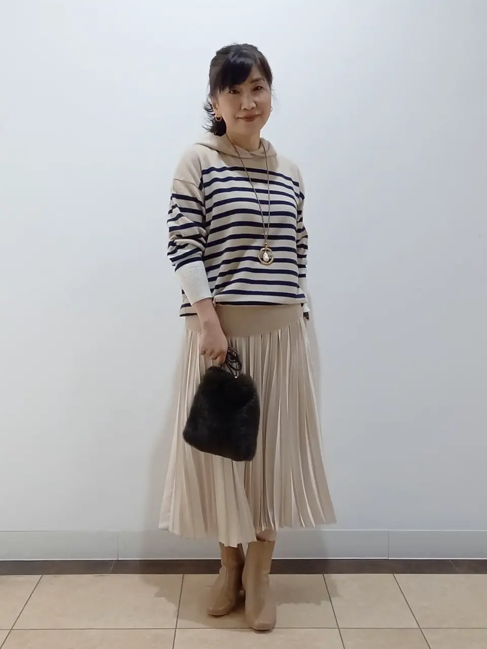 自由区 中川 コーディネート画像