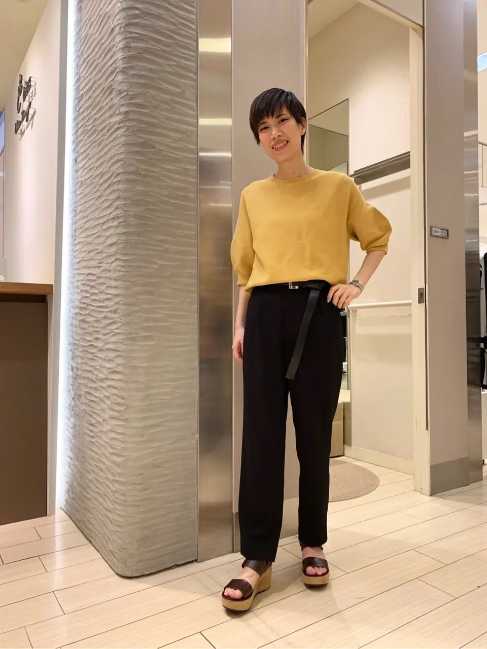 自由区 河野 コーディネート画像