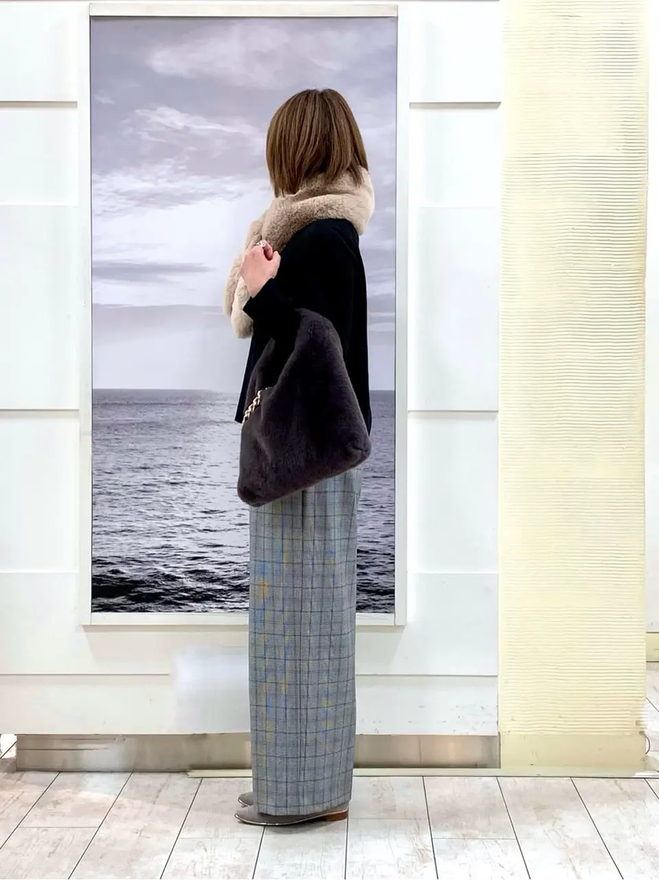 自由区 中鉢 コーディネート画像