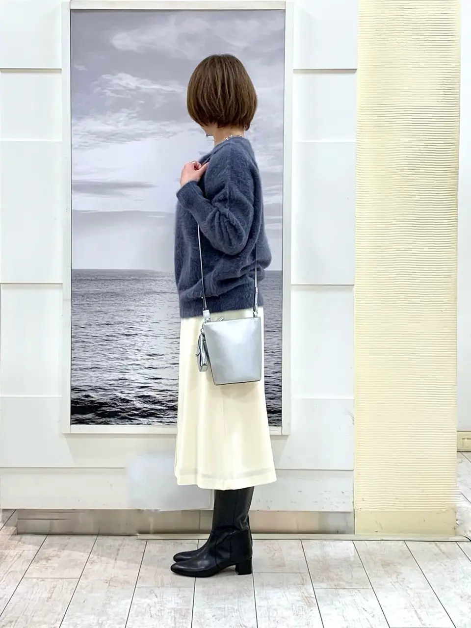 自由区 中鉢 コーディネート画像