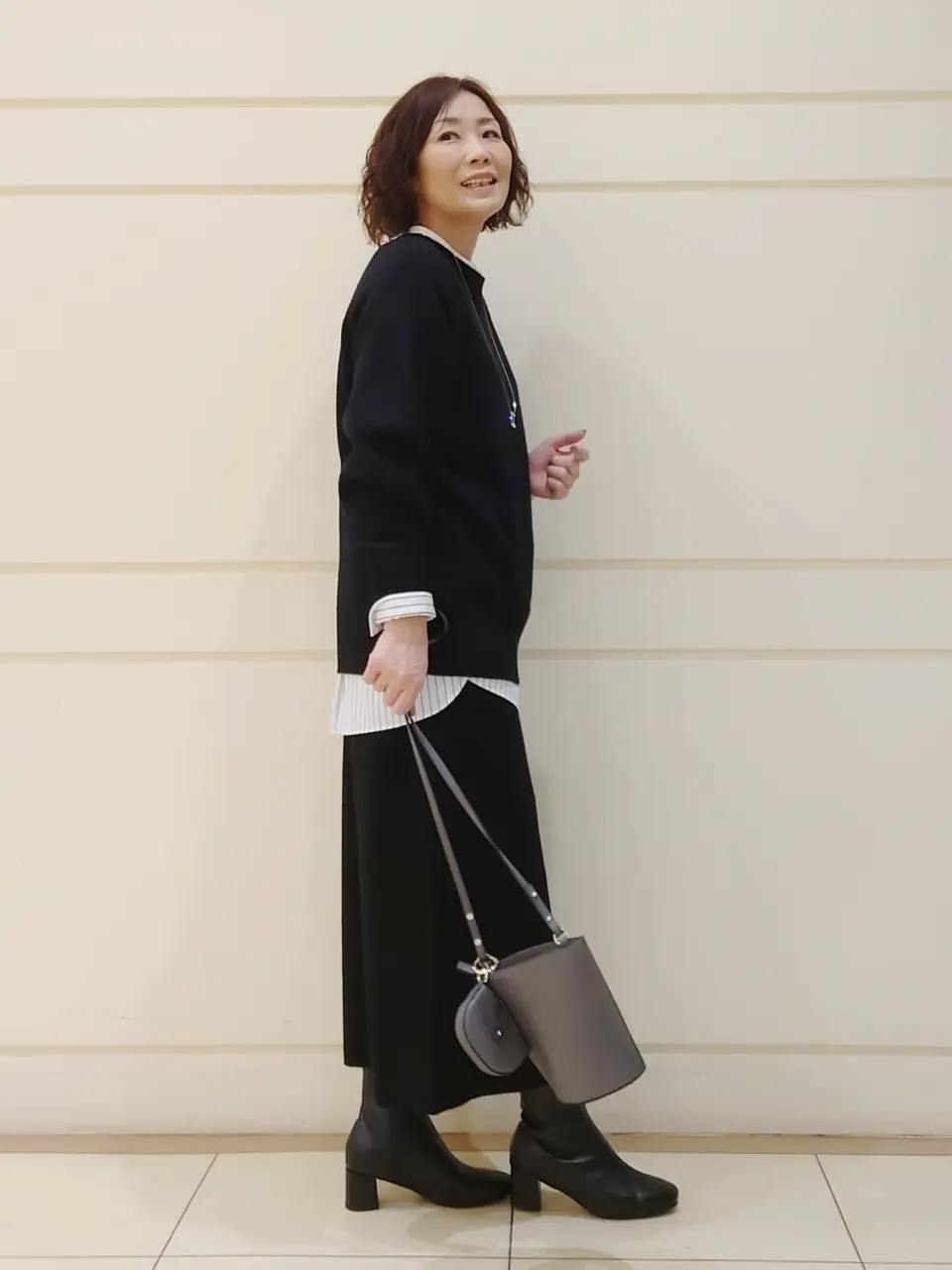 自由区 maruri コーディネート画像