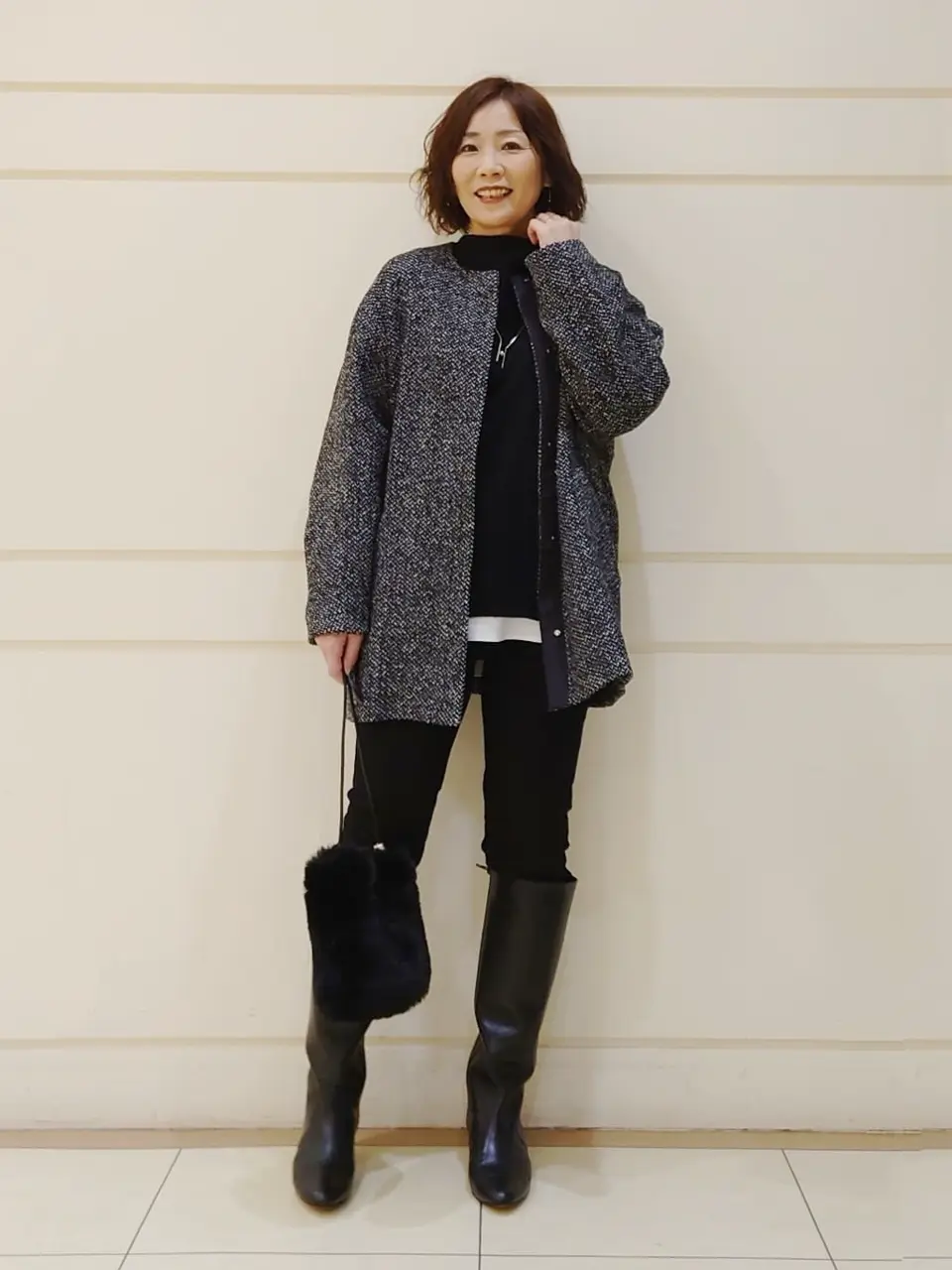 自由区 maruri コーディネート画像