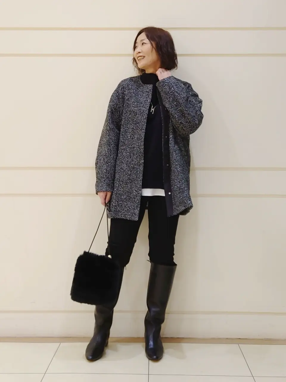 自由区 maruri コーディネート画像