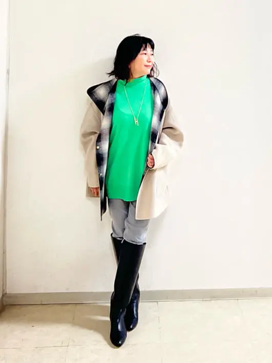 自由区 土居 コーディネート画像